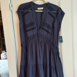 Lucky Brand Lace Inset Dress Size Medium